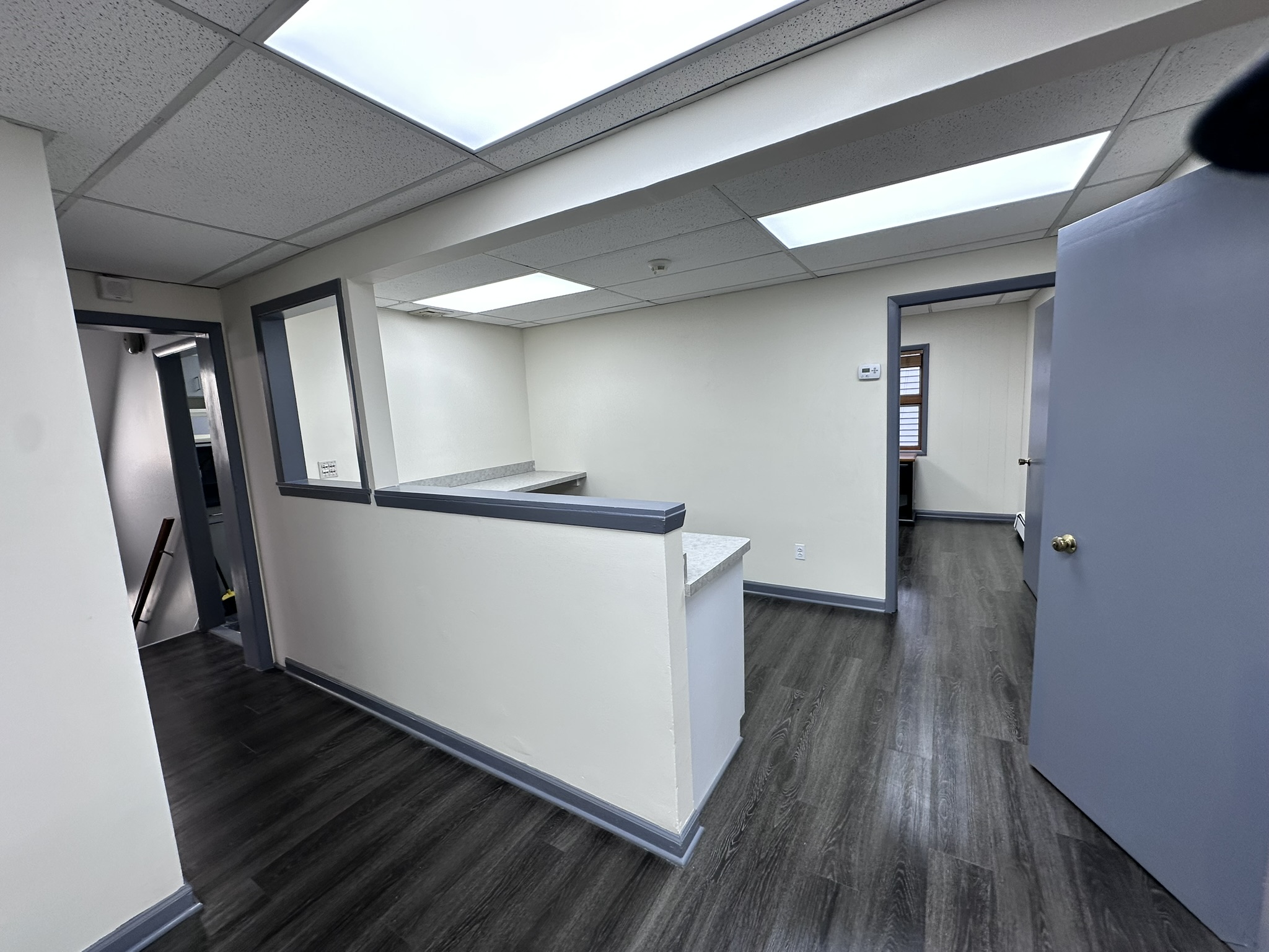 Suite 201 reception area and hallway