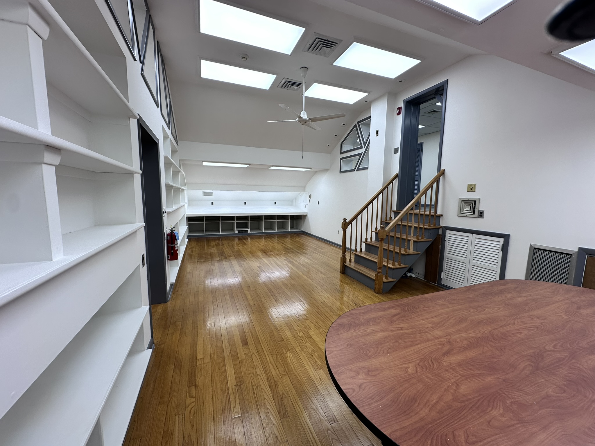 Suite 201 large open office and conference table